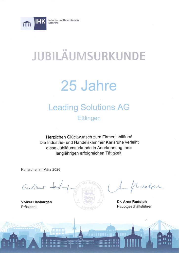 25 Jahre Leading Solutions AG